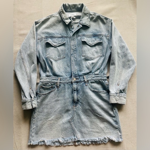 Pistola Nina Long Sleeve Denim Dress - Picture 3 of 10